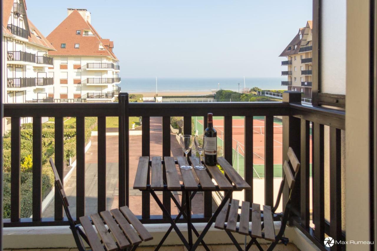 Studio Moderne Acces Plage, Piscine Et Tennis Cabourg Exteriör bild