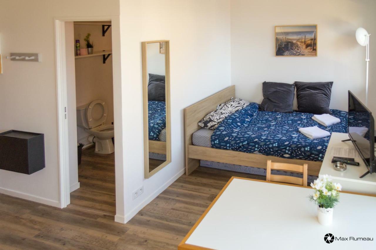 Studio Moderne Acces Plage, Piscine Et Tennis Cabourg Exteriör bild