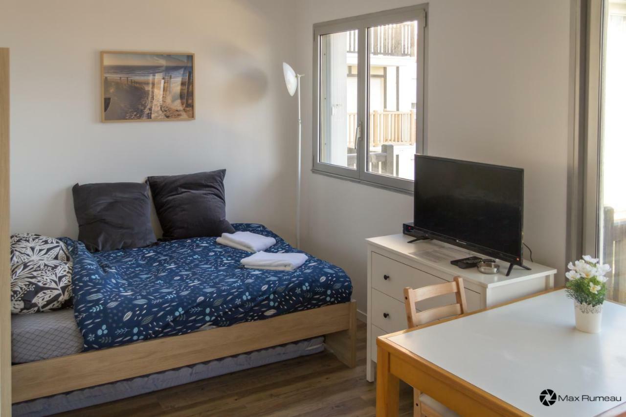 Studio Moderne Acces Plage, Piscine Et Tennis Cabourg Exteriör bild